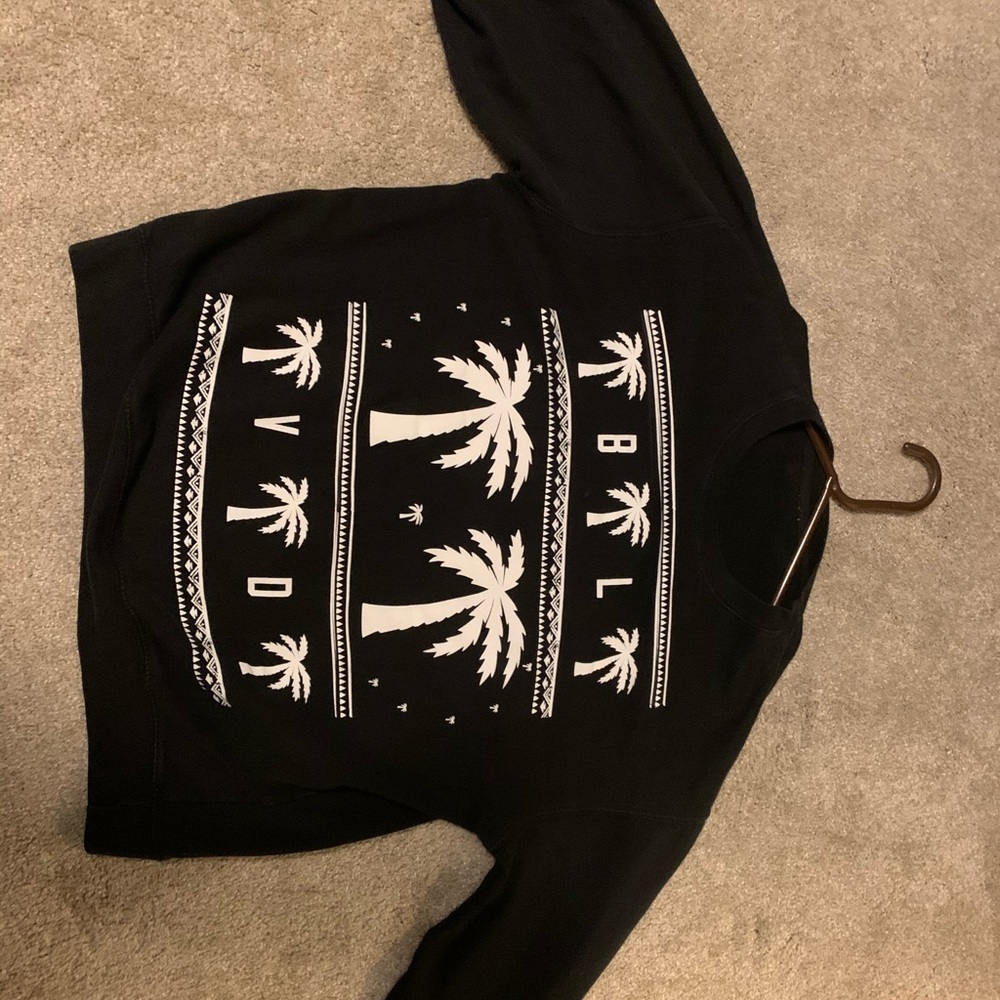 BLVD crewneck with palm trees
